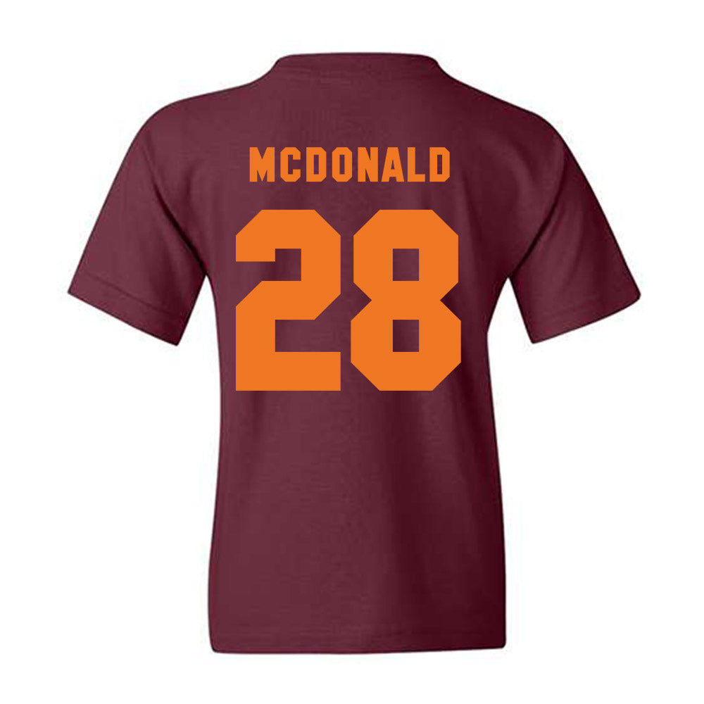 Virginia Tech - NCAA Football : Knahlij Harrell - Classic Shersey Youth T-Shirt-3