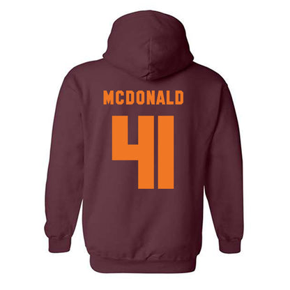 Virginia Tech - NCAA Football : George Ballance - Classic Shersey Hooded Sweatshirt-3