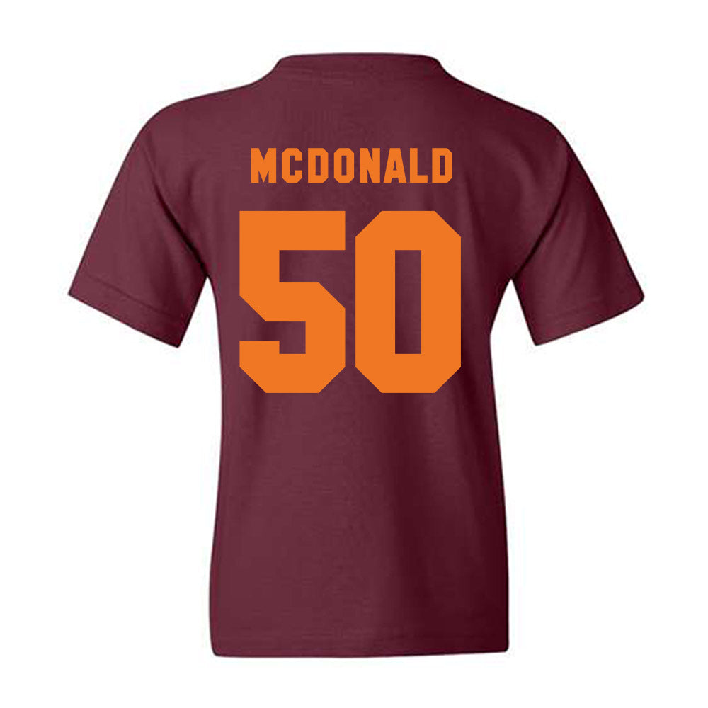 Virginia Tech - NCAA Football : Nathaniel Wright - Classic Shersey Youth T-Shirt-3