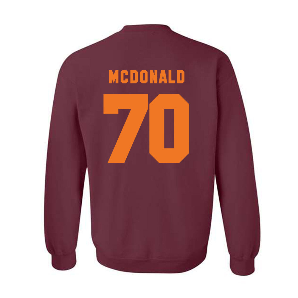 Virginia Tech - NCAA Football : Logan Howland - Classic Shersey Crewneck Sweatshirt-3