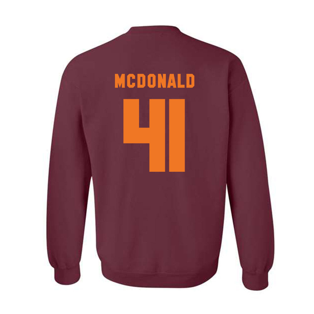 Virginia Tech - NCAA Football : George Ballance - Classic Shersey Crewneck Sweatshirt-3