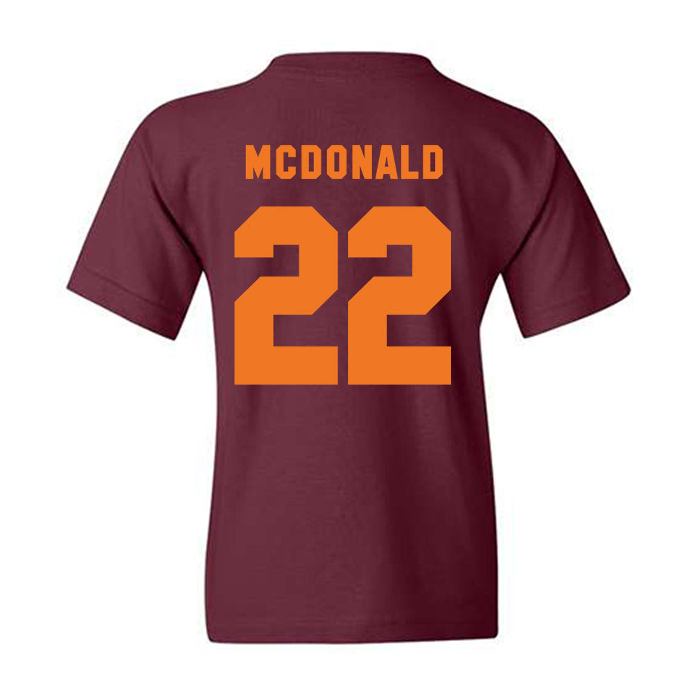 Virginia Tech - NCAA Football : Bryce Baker - Classic Shersey Youth T-Shirt-3