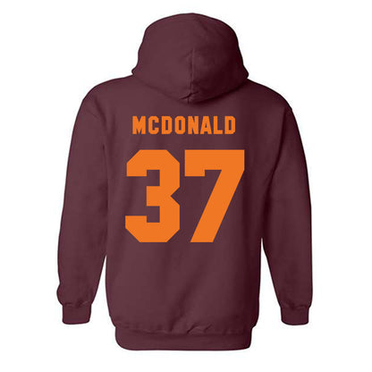 Virginia Tech - NCAA Football : Mylachi Williams - Classic Shersey Hooded Sweatshirt-3