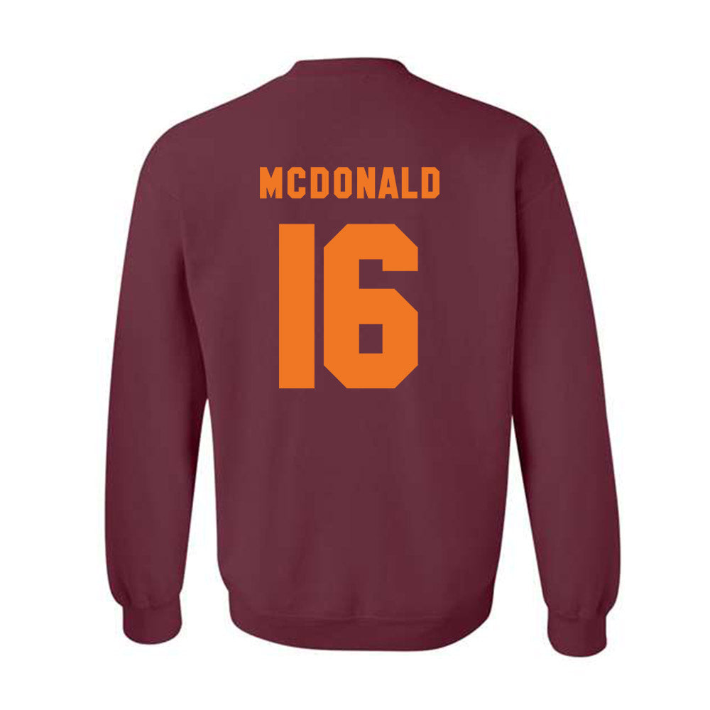 Virginia Tech - NCAA Football : Noah Chambers - Classic Shersey Crewneck Sweatshirt-3