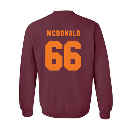 Virginia Tech - NCAA Football : Montavious Cunningham - Classic Shersey Crewneck Sweatshirt-3