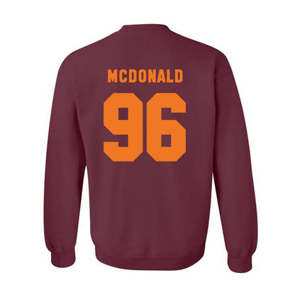 Virginia Tech - NCAA Football : Christian Epling - Classic Shersey Crewneck Sweatshirt-3