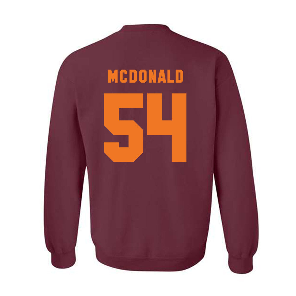 Virginia Tech - NCAA Football : Grant Karczewski - Classic Shersey Crewneck Sweatshirt-3