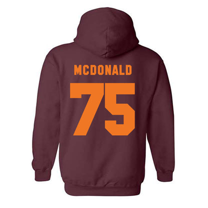 Virginia Tech - NCAA Football : Benjamin Eziuka - Classic Shersey Hooded Sweatshirt-3