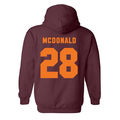 Virginia Tech - NCAA Football : Knahlij Harrell - Classic Shersey Hooded Sweatshirt-3