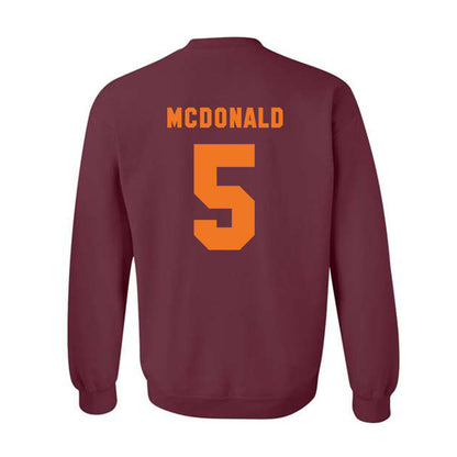 Virginia Tech - NCAA Football : Marlion Jackson - Classic Shersey Crewneck Sweatshirt-3