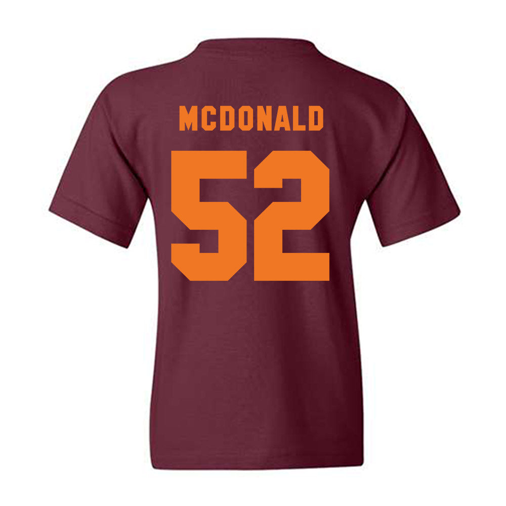 Virginia Tech - NCAA Football : Buddy Wegdam - Classic Shersey Youth T-Shirt-3