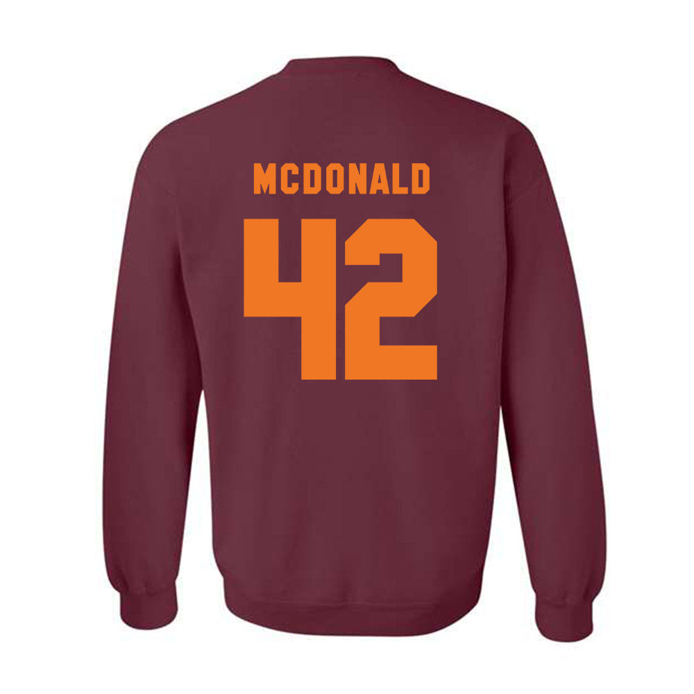 Virginia Tech - NCAA Football : Aycen Stevens - Classic Shersey Crewneck Sweatshirt-3