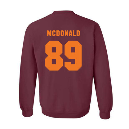 Virginia Tech - NCAA Football : Hudson Zell - Classic Shersey Crewneck Sweatshirt-3