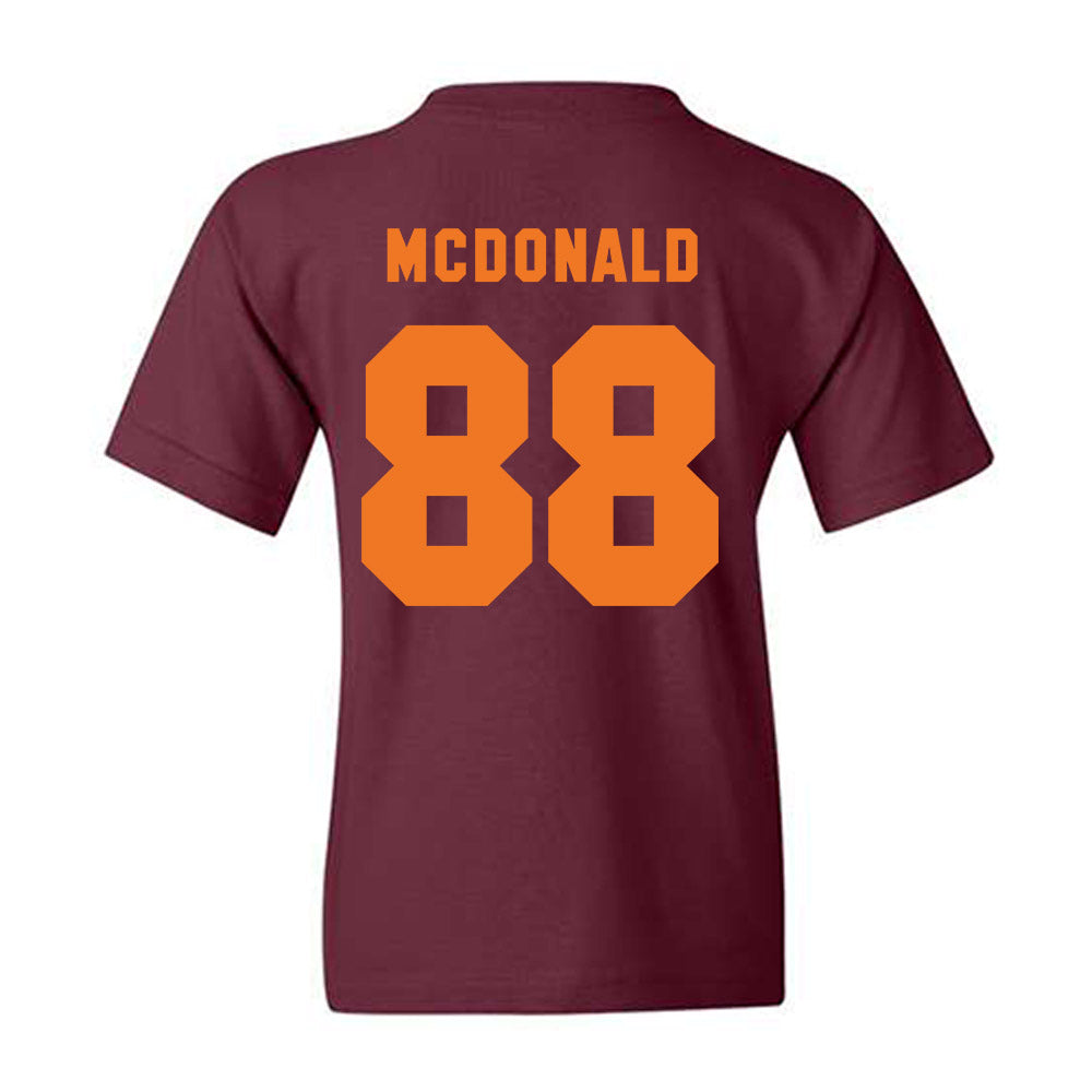 Virginia Tech - NCAA Football : Pierce Petersohn - Classic Shersey Youth T-Shirt-3