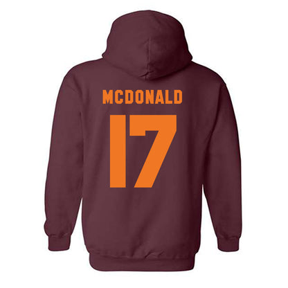 Virginia Tech - NCAA Football : Ethan Grunkemeyer - Classic Shersey Hooded Sweatshirt-3