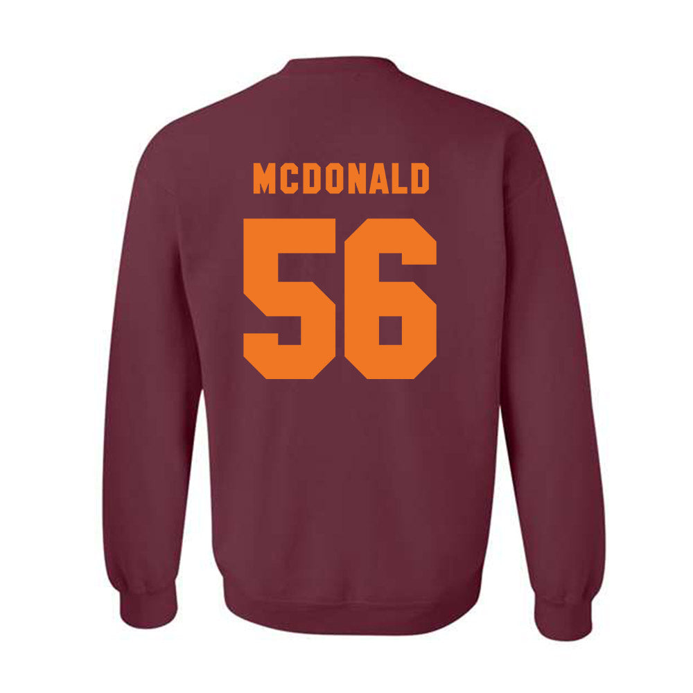 Virginia Tech - NCAA Football : Layth Ghannam - Classic Shersey Crewneck Sweatshirt-3