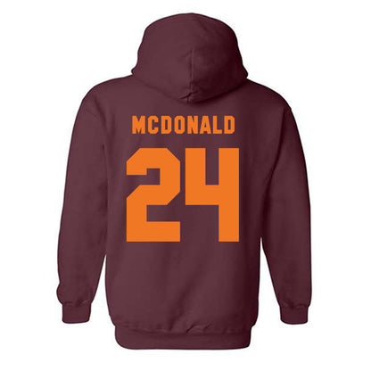 Virginia Tech - NCAA Football : Tyrell Grant Jr. - Classic Shersey Hooded Sweatshirt-3