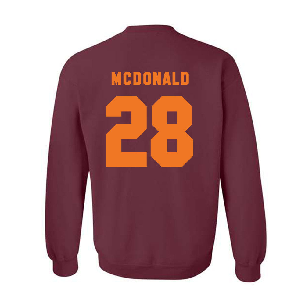 Virginia Tech - NCAA Football : Knahlij Harrell - Classic Shersey Crewneck Sweatshirt-3