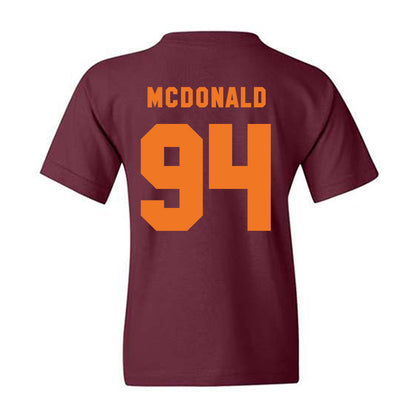 Virginia Tech - NCAA Football : Elhadj Fall - Classic Shersey Youth T-Shirt-3