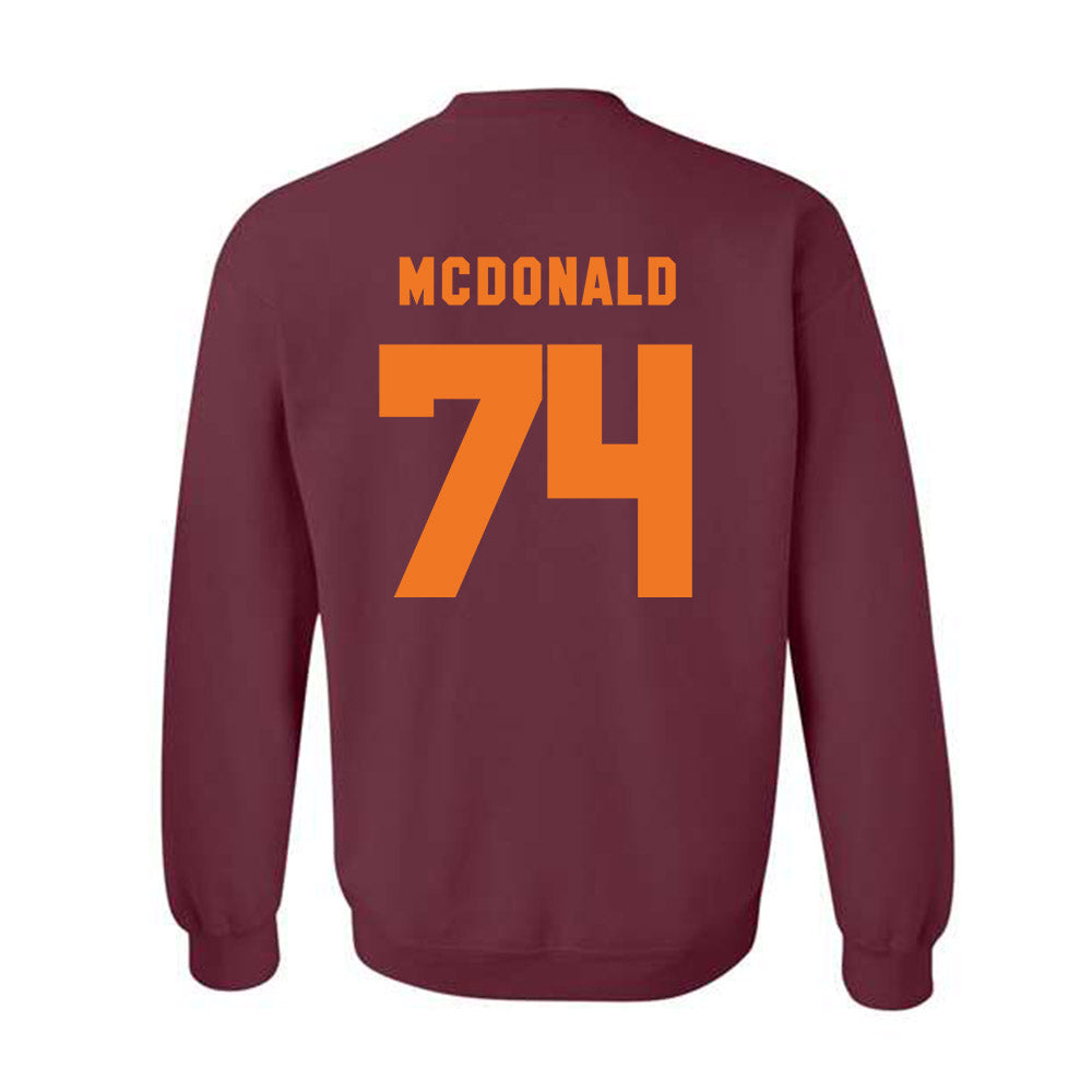 Virginia Tech - NCAA Football : Marlen Bright - Classic Shersey Crewneck Sweatshirt-3
