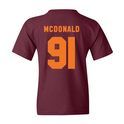 Virginia Tech - NCAA Football : Garrett Witherington - Classic Shersey Youth T-Shirt-3