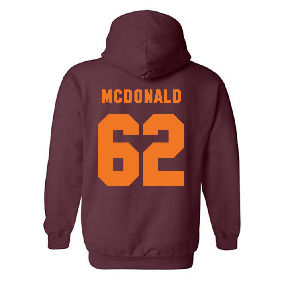 Virginia Tech - NCAA Football : Kyle Altuner - Classic Shersey Hooded Sweatshirt-3