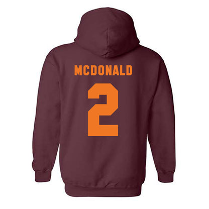 Virginia Tech - NCAA Football : Takye Heath - Classic Shersey Hooded Sweatshirt-3