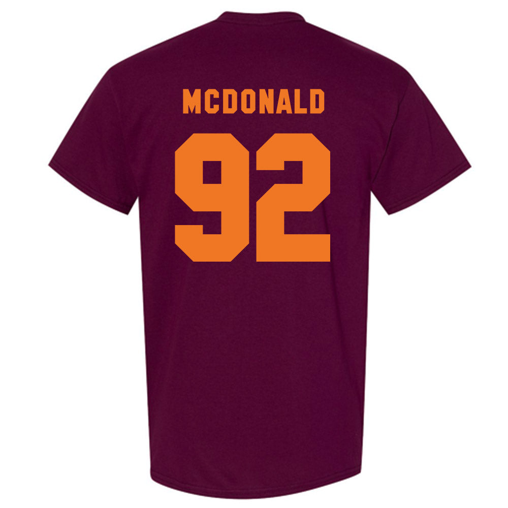 Virginia Tech - NCAA Football : Aiden Daugherty - Classic Shersey T-Shirt-3