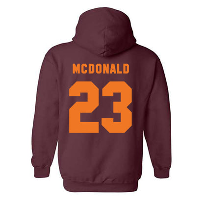 Virginia Tech - NCAA Football : Tyler Mason - Classic Shersey Hooded Sweatshirt-3