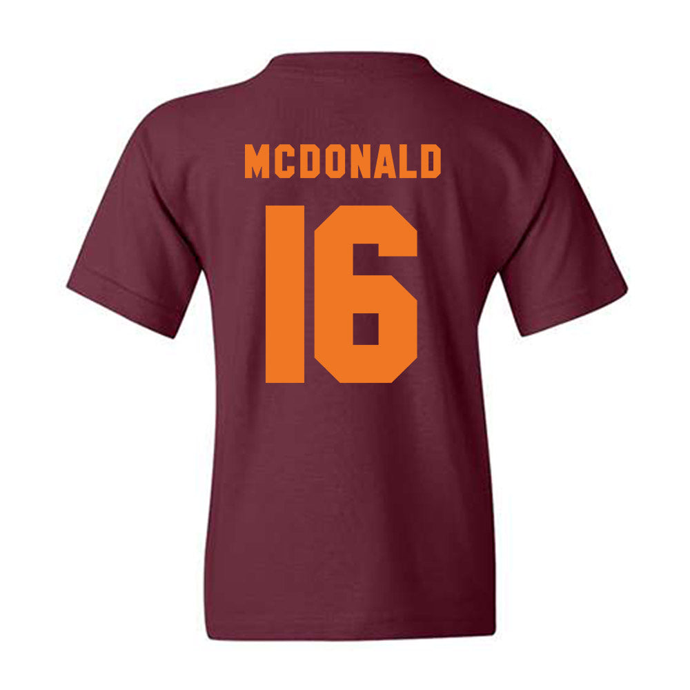 Virginia Tech - NCAA Football : Noah Chambers - Classic Shersey Youth T-Shirt-3