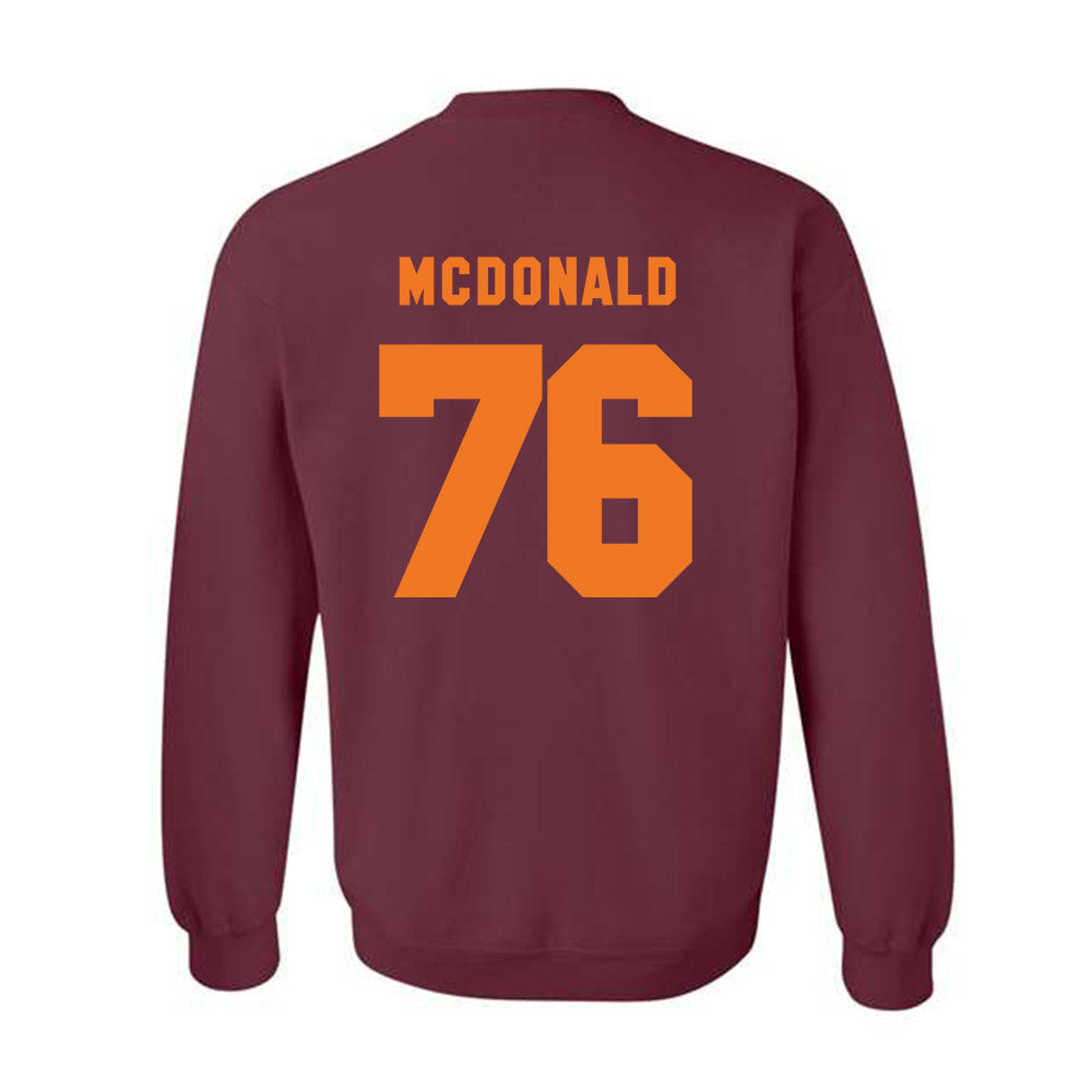 Virginia Tech - NCAA Football : Aidan Lynch - Classic Shersey Crewneck Sweatshirt-3
