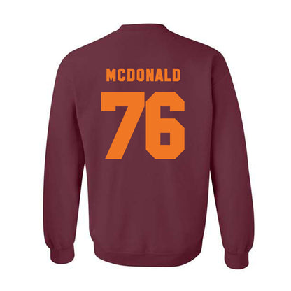 Virginia Tech - NCAA Football : Aidan Lynch - Classic Shersey Crewneck Sweatshirt-3
