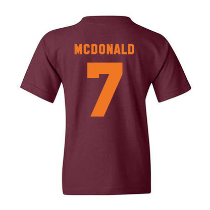Virginia Tech - NCAA Football : Chanz Wiggins - Classic Shersey Youth T-Shirt-3