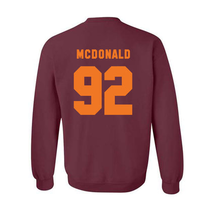 Virginia Tech - NCAA Football : Aiden Daugherty - Classic Shersey Crewneck Sweatshirt-3