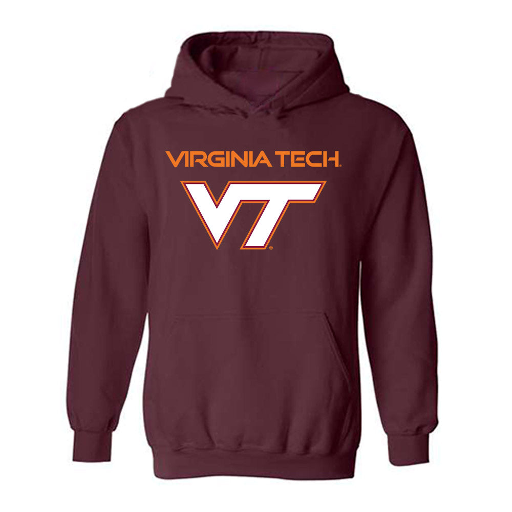 Virginia Tech - NCAA Football : Tyler Mason - Classic Shersey Hooded Sweatshirt-1
