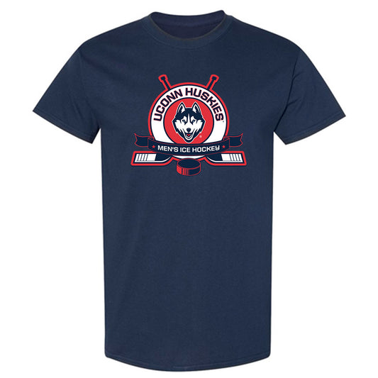 UConn - NCAA Men's Ice Hockey : Carlin Dezainde - Sports Shersey T-Shirt-0