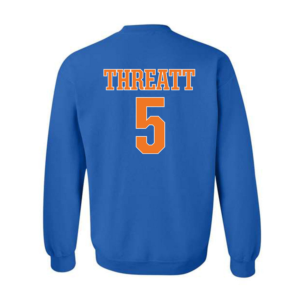 Texas Arlington - NCAA Women's Basketball : nya threatt - Sports Shersey Crewneck Sweatshirt-1