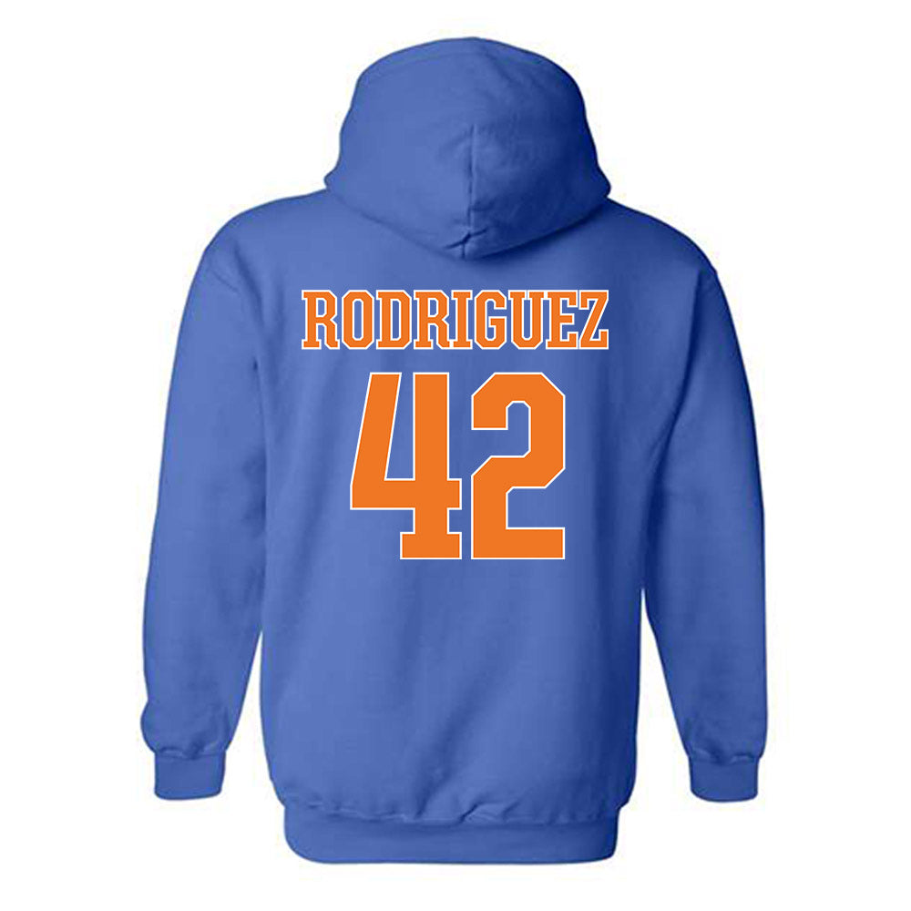 Texas Arlington - NCAA Women's Basketball : Jeanne Rodriguez - Sports Shersey Hooded Sweatshirt-1