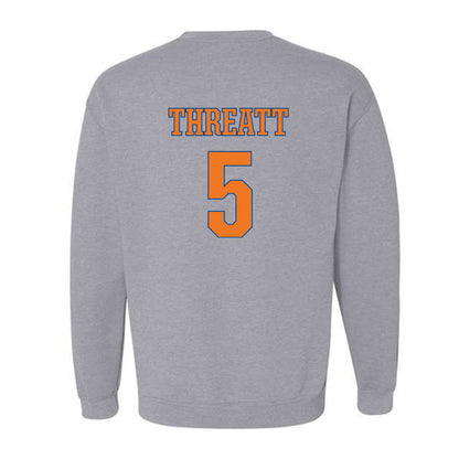 Texas Arlington - NCAA Women's Basketball : nya threatt - Sports Shersey Crewneck Sweatshirt-1