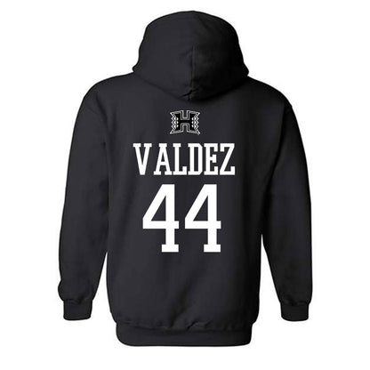 Hawaii - NCAA Baseball : Derek Valdez - Classic Shersey Hooded Sweatshirt-1