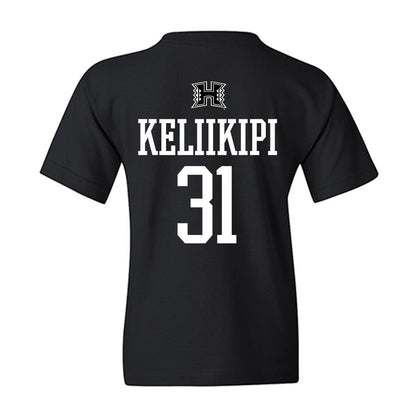 Hawaii - NCAA Football : Tryton Keliikipi - Classic Shersey Youth T-Shirt-1