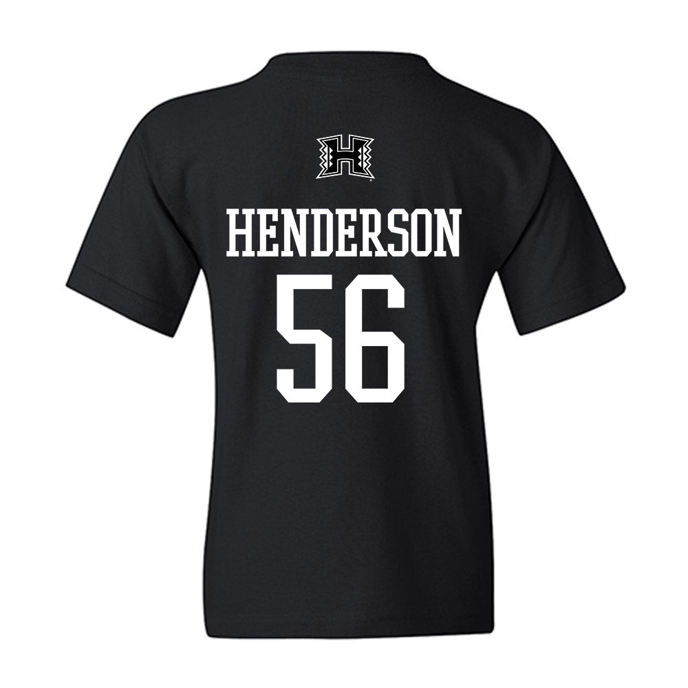 Hawaii - NCAA Football : Boogie Henderson - Classic Shersey Youth T-Shirt-1