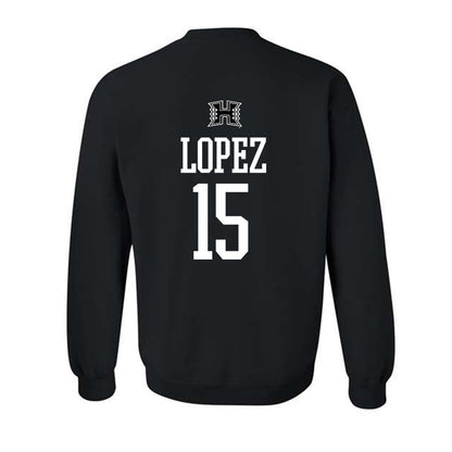 Hawaii - NCAA Women's Volleyball : Leilani Lopez - Classic Shersey Crewneck Sweatshirt-1