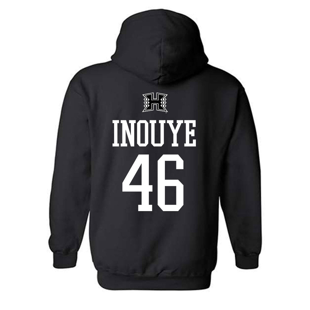 Hawaii - NCAA Baseball : Ryan Inouye - Classic Shersey Hooded Sweatshirt-1