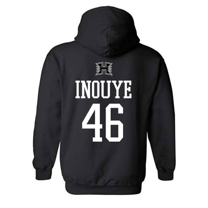 Hawaii - NCAA Baseball : Ryan Inouye - Classic Shersey Hooded Sweatshirt-1