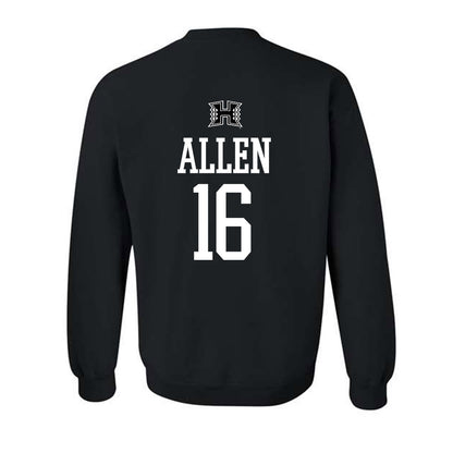Hawaii - NCAA Football : Zion Allen - Classic Shersey Crewneck Sweatshirt-1
