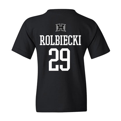 Hawaii - NCAA Baseball : Evan Rolbiecki - Classic Shersey Youth T-Shirt-1