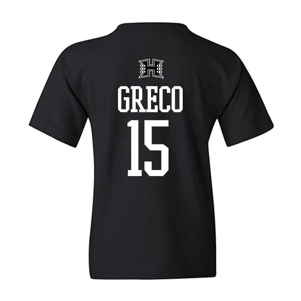 Hawaii - NCAA Baseball : Garrett Greco - Classic Shersey Youth T-Shirt-1