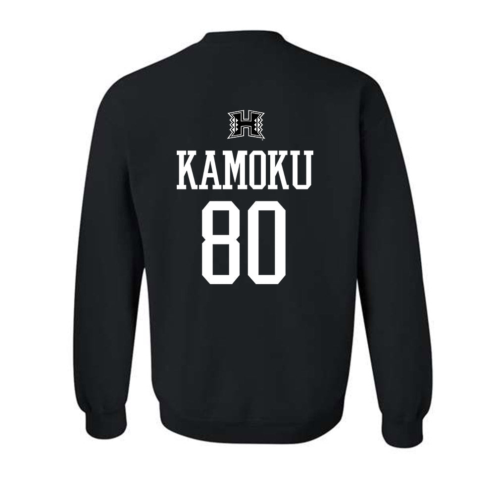 Hawaii - NCAA Football : Blaze Kamoku - Classic Shersey Crewneck Sweatshirt-1