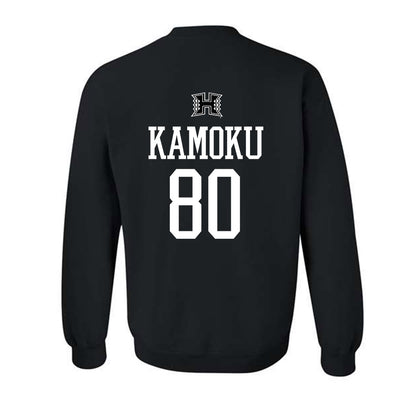 Hawaii - NCAA Football : Blaze Kamoku - Classic Shersey Crewneck Sweatshirt-1